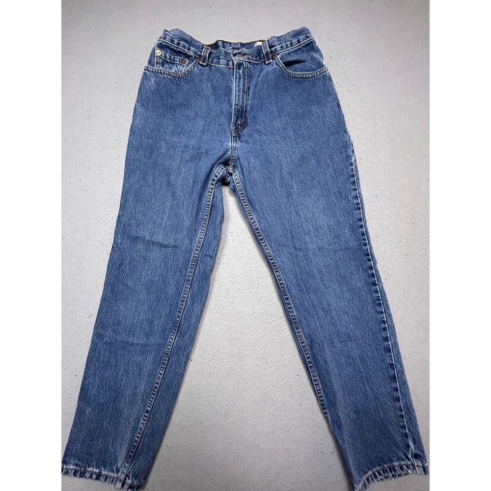 Levi's 550 Relaxed Fit Tapered Leg 100% Cotton Blue Jeans W28 Womens